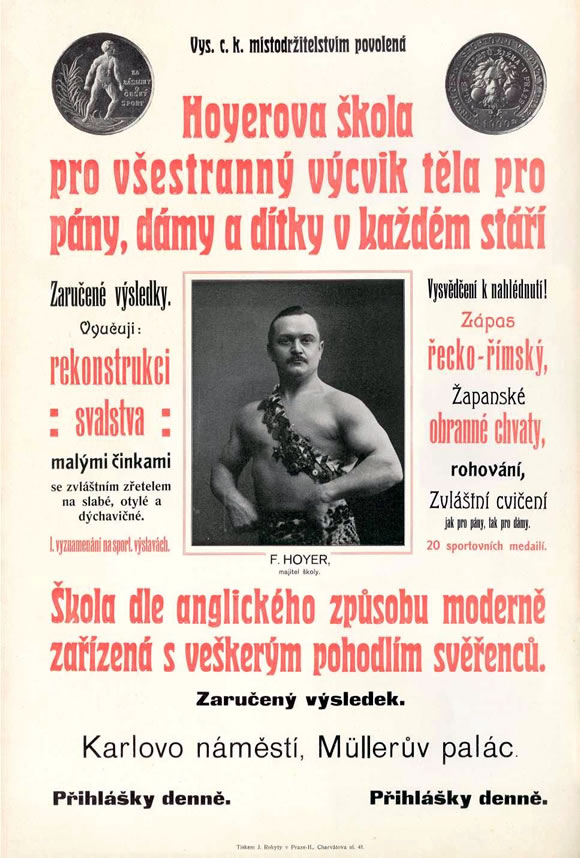 Otec českého boxu, zápasník a silák Fridolín Hoyer